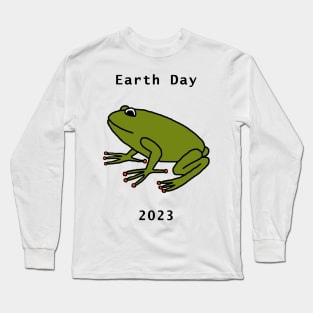 Frog for Earth Day 2023 Long Sleeve T-Shirt